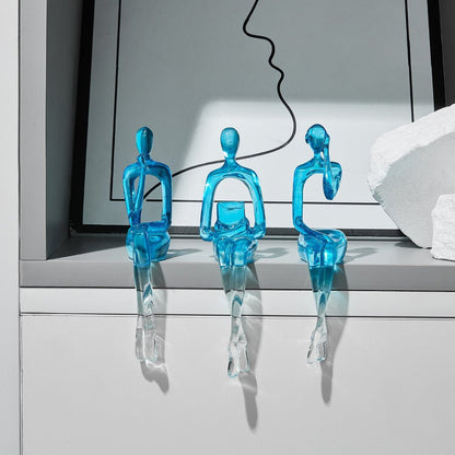 Novita Casa – Elegant Abstract Bookshelf Sculpture in Sleek Design for a Serene Ambiance - Novita Casa