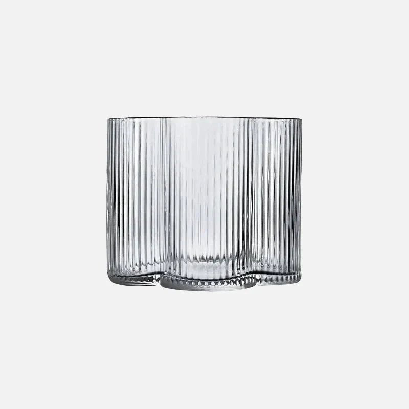 Novita Casa – Elegant Glass - Rimmed Flower Mug and Carafe Set for a Serene Ambiance - Novita Casa