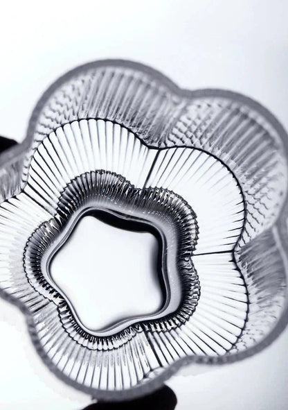 Novita Casa – Elegant Glass - Rimmed Flower Mug and Carafe Set for a Serene Ambiance - Novita Casa