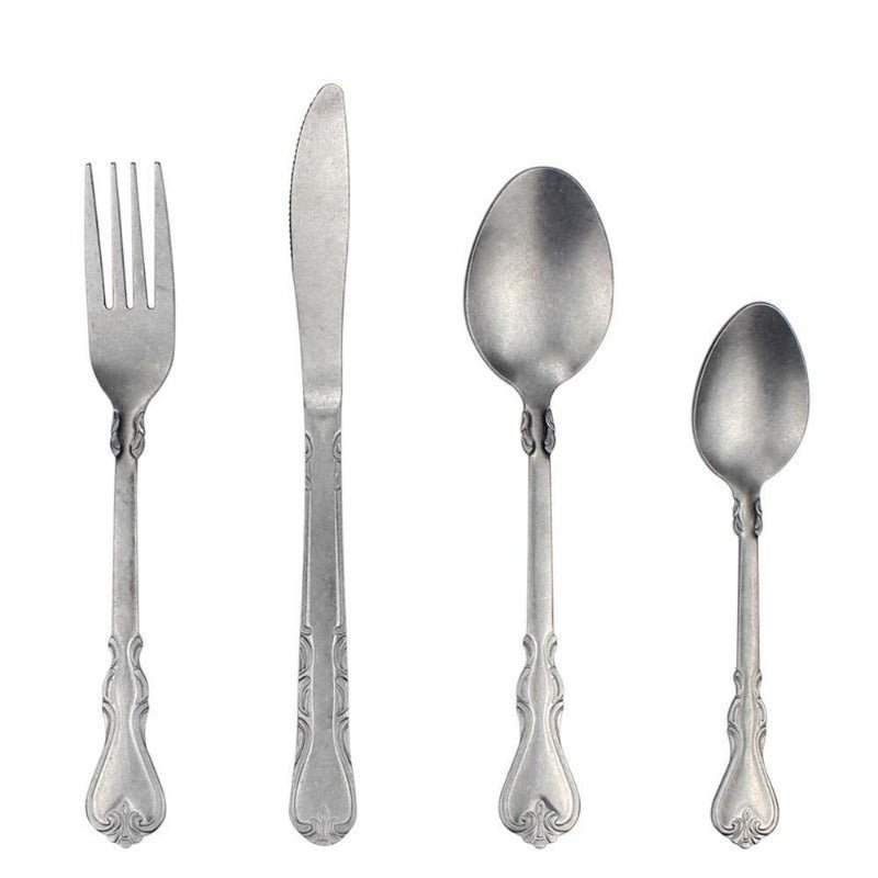 Novita Casa – Elegant Matte Finish 4 - Piece Cutlery Set for a Timeless Dining Experience - Novita Casa
