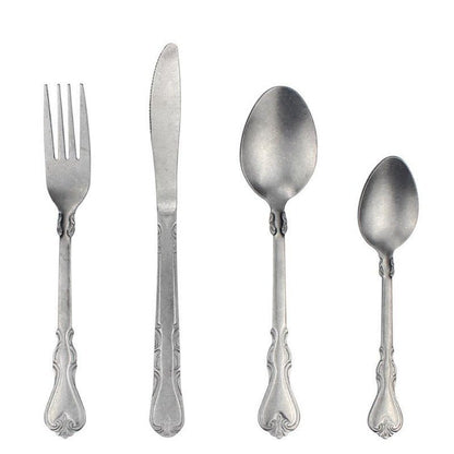 Novita Casa – Elegant Matte Finish 4 - Piece Cutlery Set for a Timeless Dining Experience - Novita Casa