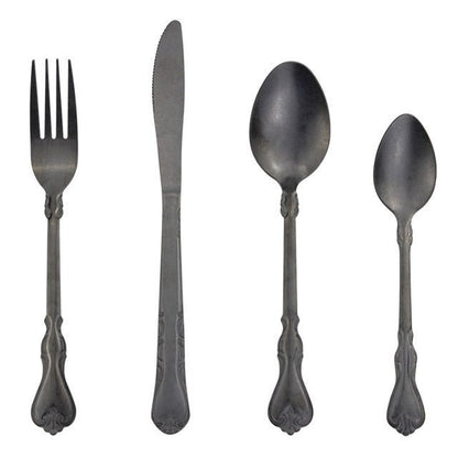 Novita Casa – Elegant Matte Finish 4 - Piece Cutlery Set for a Timeless Dining Experience - Novita Casa
