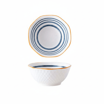 Novita Casa - Elegant Patterned Ceramic Bowl - Novita Casa