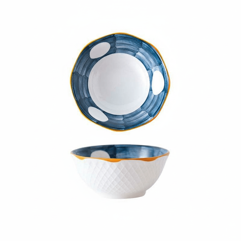 Novita Casa - Elegant Patterned Ceramic Bowl - Novita Casa