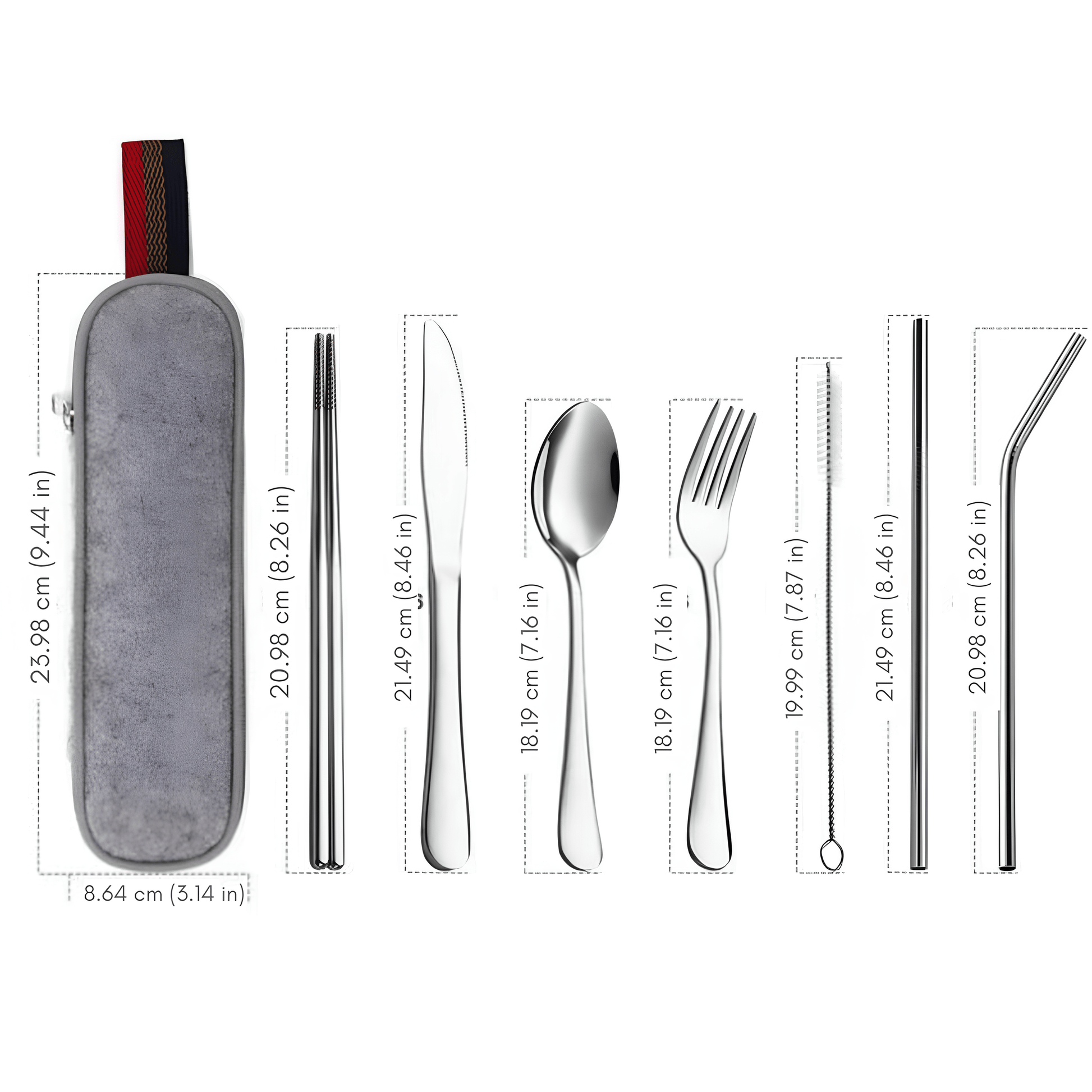 Novita Casa – Elegant Stainless Steel Cutlery Set in Portable Case for Effortless Dining Experiences - Novita Casa