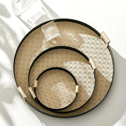 Novita Casa – Elegant Wooden Decorative Tray for a Serene Ambiance - Novita Casa