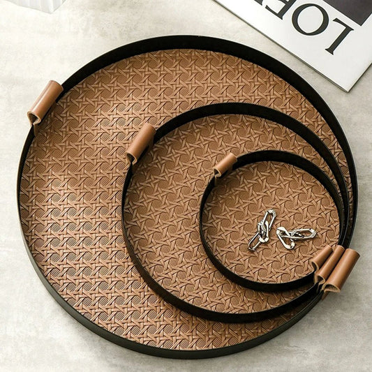 Novita Casa – Elegant Wooden Decorative Tray for a Serene Ambiance - Novita Casa