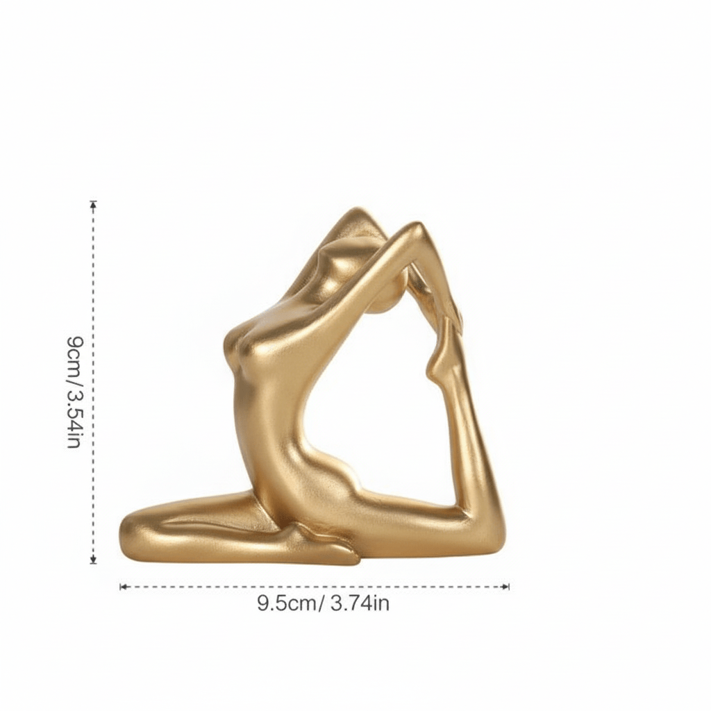 Novita Casa – Elegant Yoga Pose Abstract Décor for a Serene Ambiance - Novita Casa