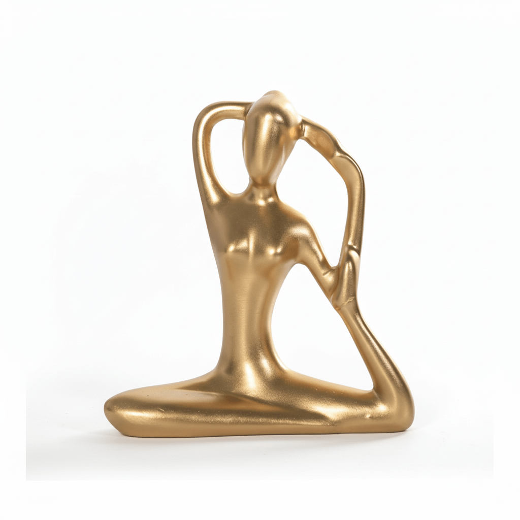 Novita Casa – Elegant Yoga Pose Abstract Décor for a Serene Ambiance - Novita Casa