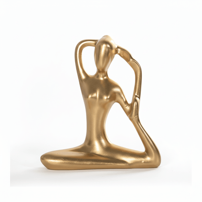 Novita Casa – Elegant Yoga Pose Abstract Décor for a Serene Ambiance - Novita Casa