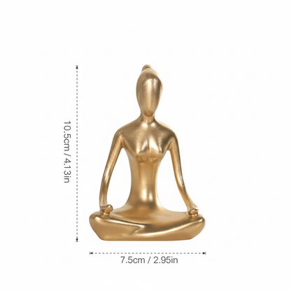 Novita Casa – Elegant Yoga Pose Abstract Décor for a Serene Ambiance - Novita Casa