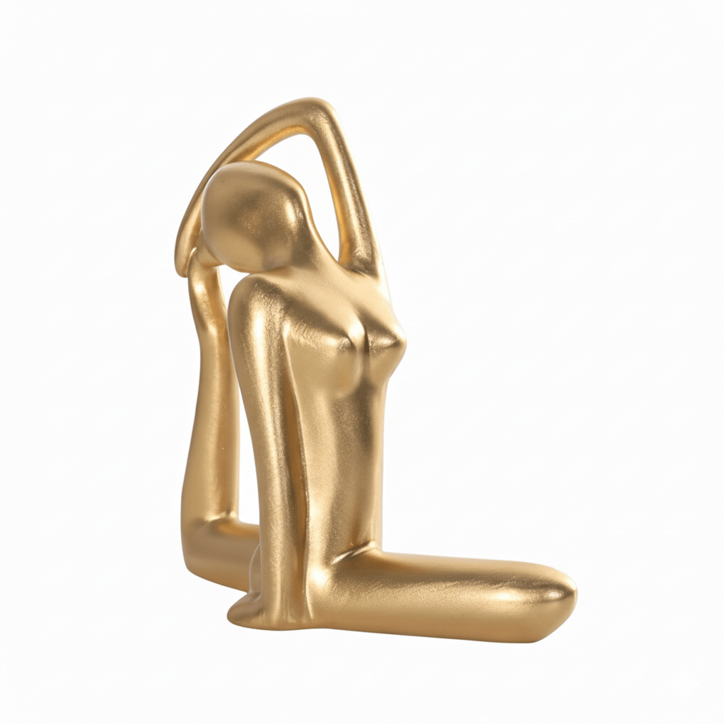 Novita Casa – Elegant Yoga Pose Abstract Décor for a Serene Ambiance - Novita Casa