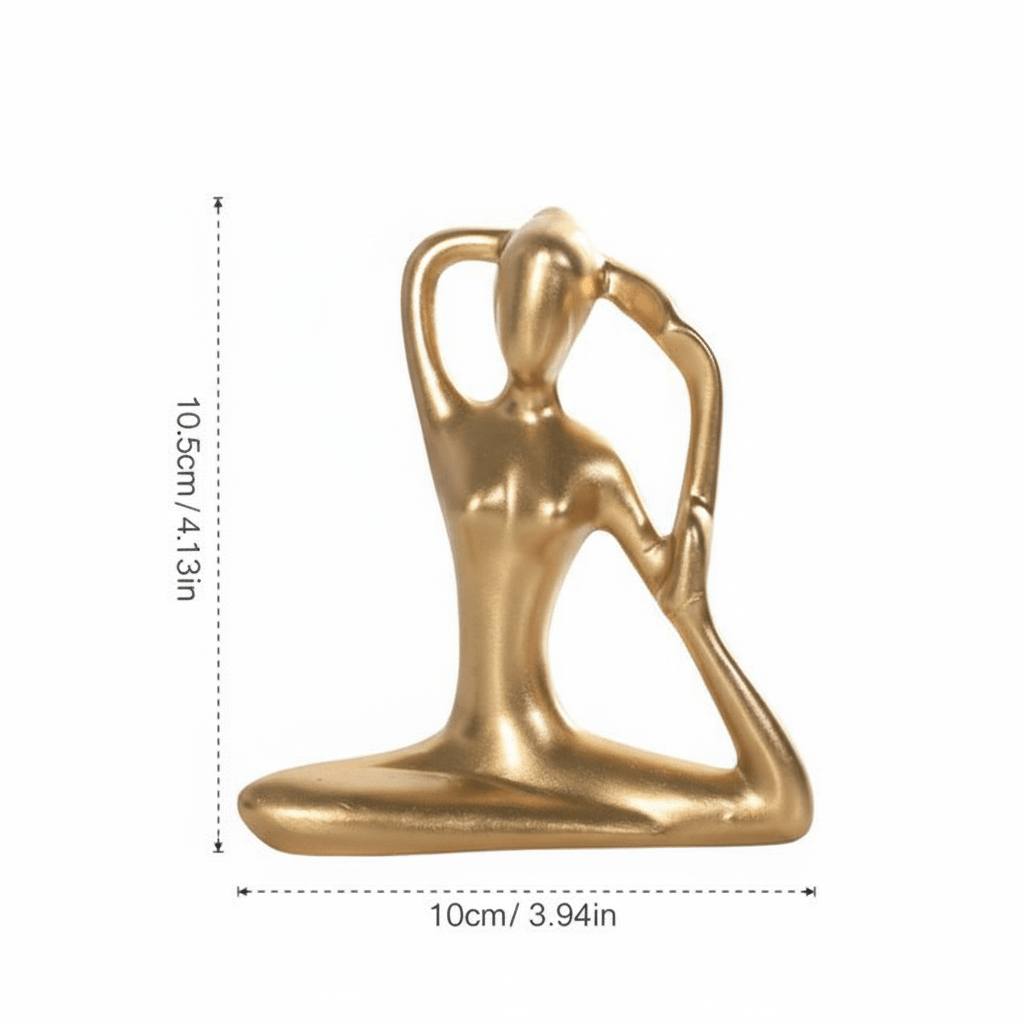 Novita Casa – Elegant Yoga Pose Abstract Décor for a Serene Ambiance - Novita Casa