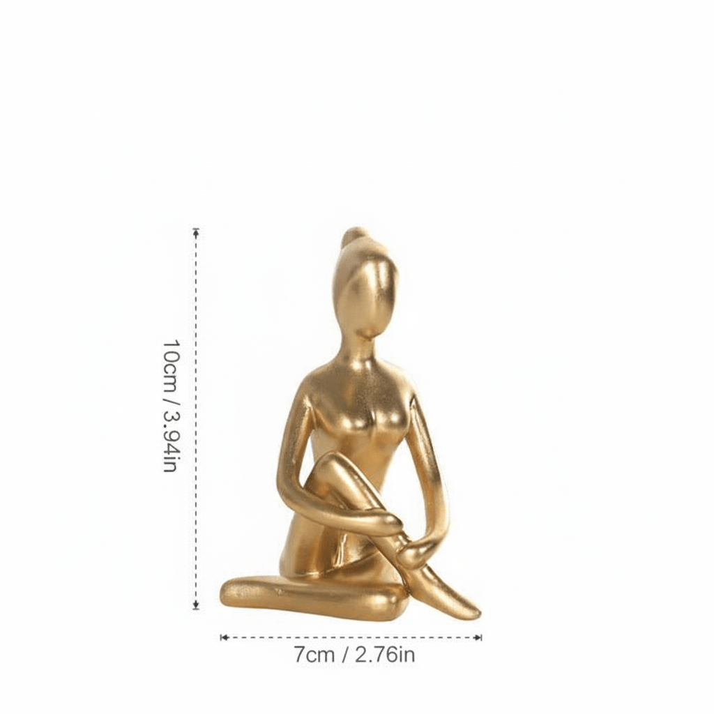 Novita Casa – Elegant Yoga Pose Abstract Décor for a Serene Ambiance - Novita Casa