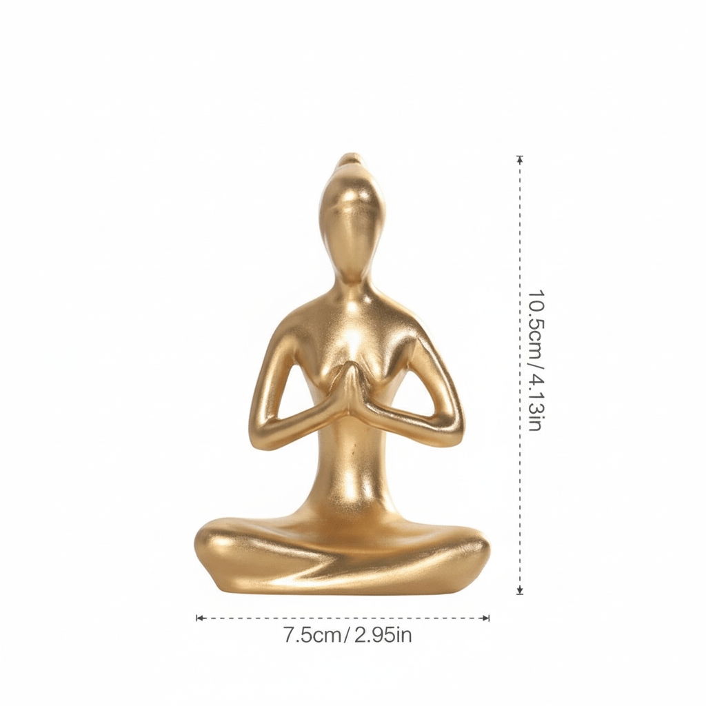 Novita Casa – Elegant Yoga Pose Abstract Décor for a Serene Ambiance - Novita Casa