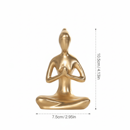 Novita Casa – Elegant Yoga Pose Abstract Décor for a Serene Ambiance - Novita Casa