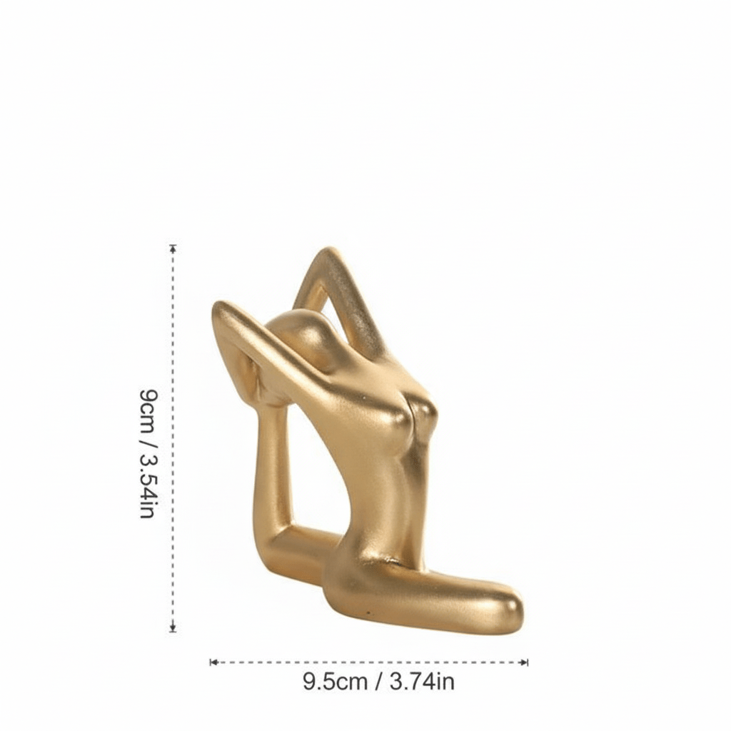 Novita Casa – Elegant Yoga Pose Abstract Décor for a Serene Ambiance - Novita Casa