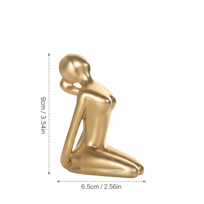 Novita Casa – Elegant Yoga Pose Abstract Décor for a Serene Ambiance - Novita Casa