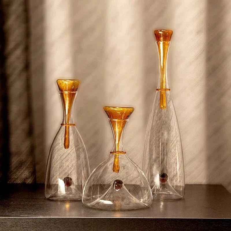 Novita Casa - Hand - Blown Carafe with Stopper - Novita Casa