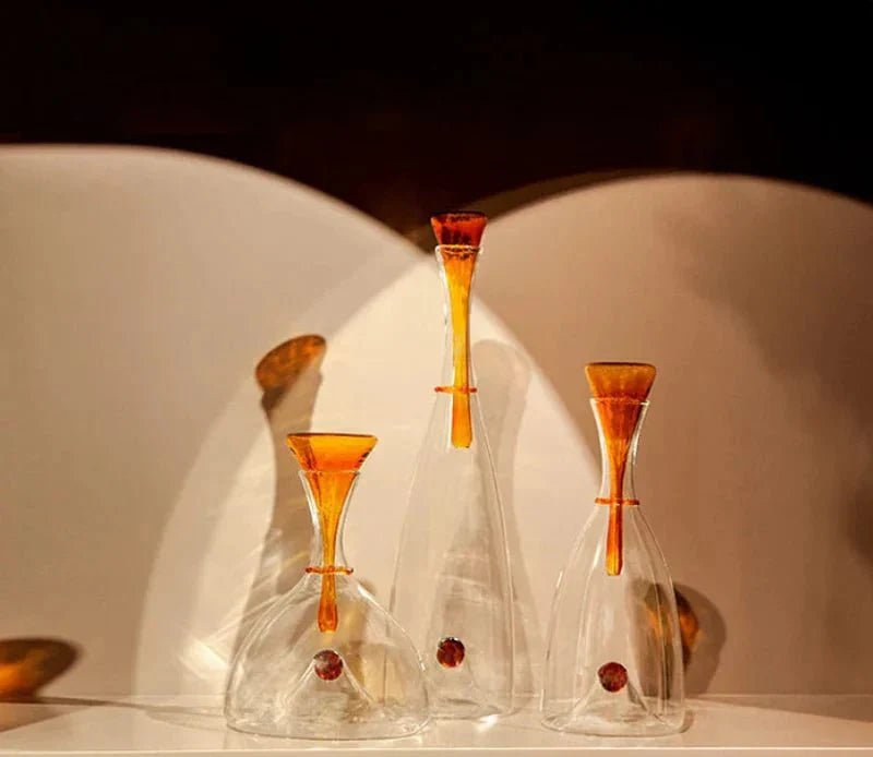 Novita Casa - Hand - Blown Carafe with Stopper - Novita Casa