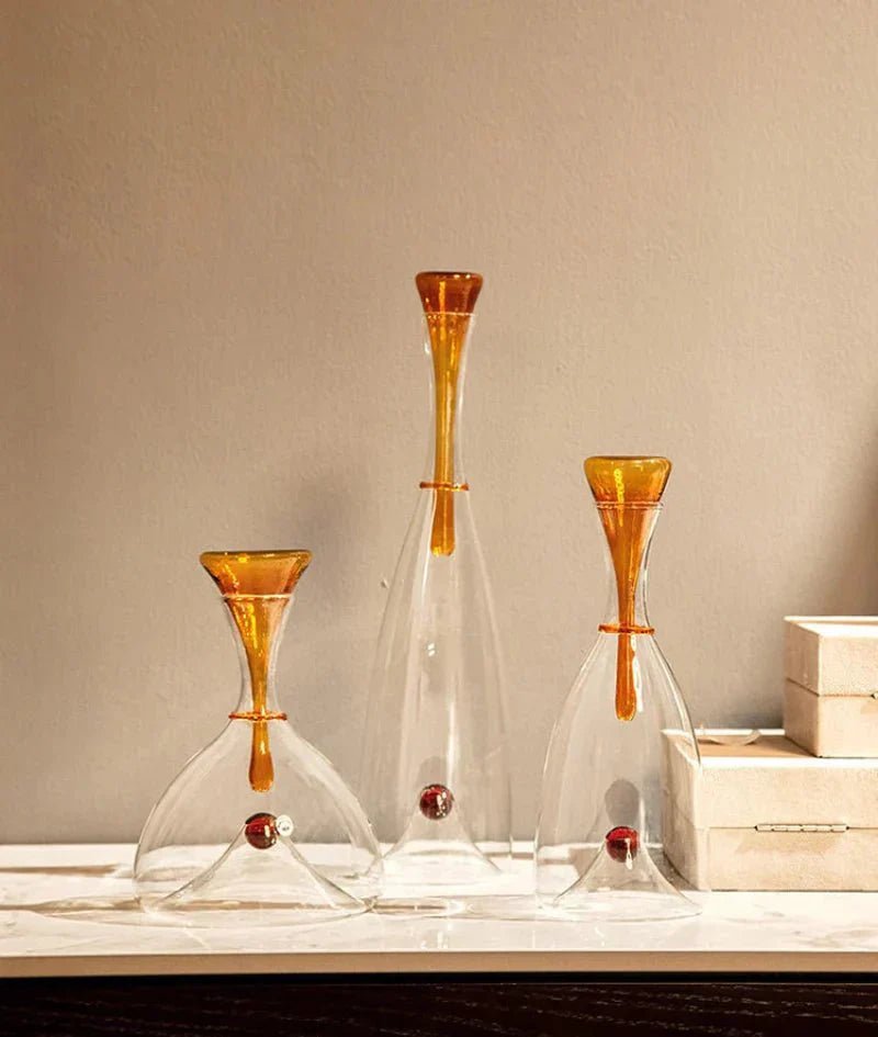 Novita Casa - Hand - Blown Carafe with Stopper - Novita Casa