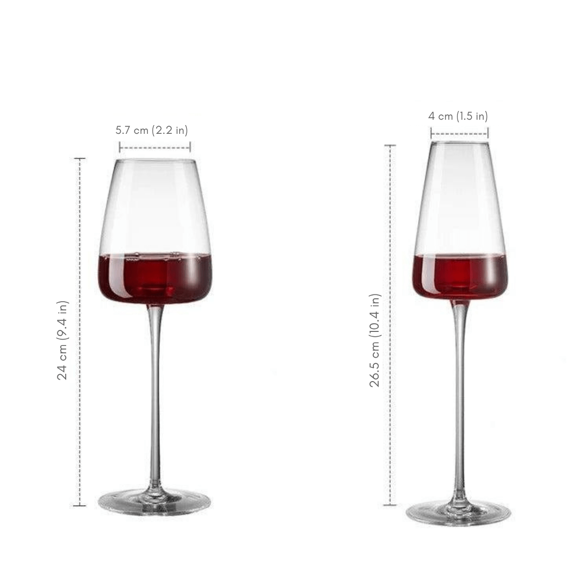 Novita Casa - Handcrafted Crystal Wine Glasses - Novita Casa