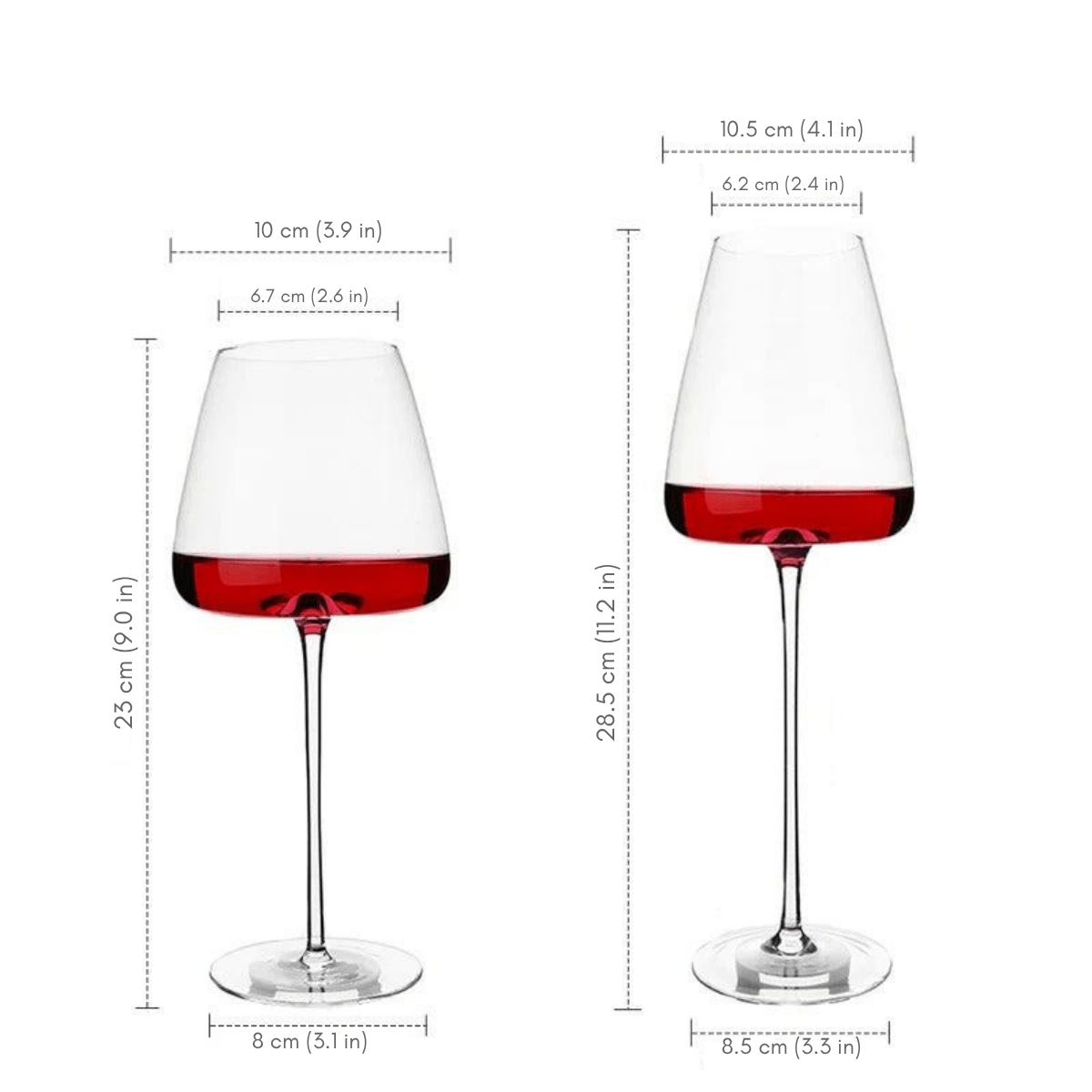 Novita Casa - Handcrafted Crystal Wine Glasses - Novita Casa