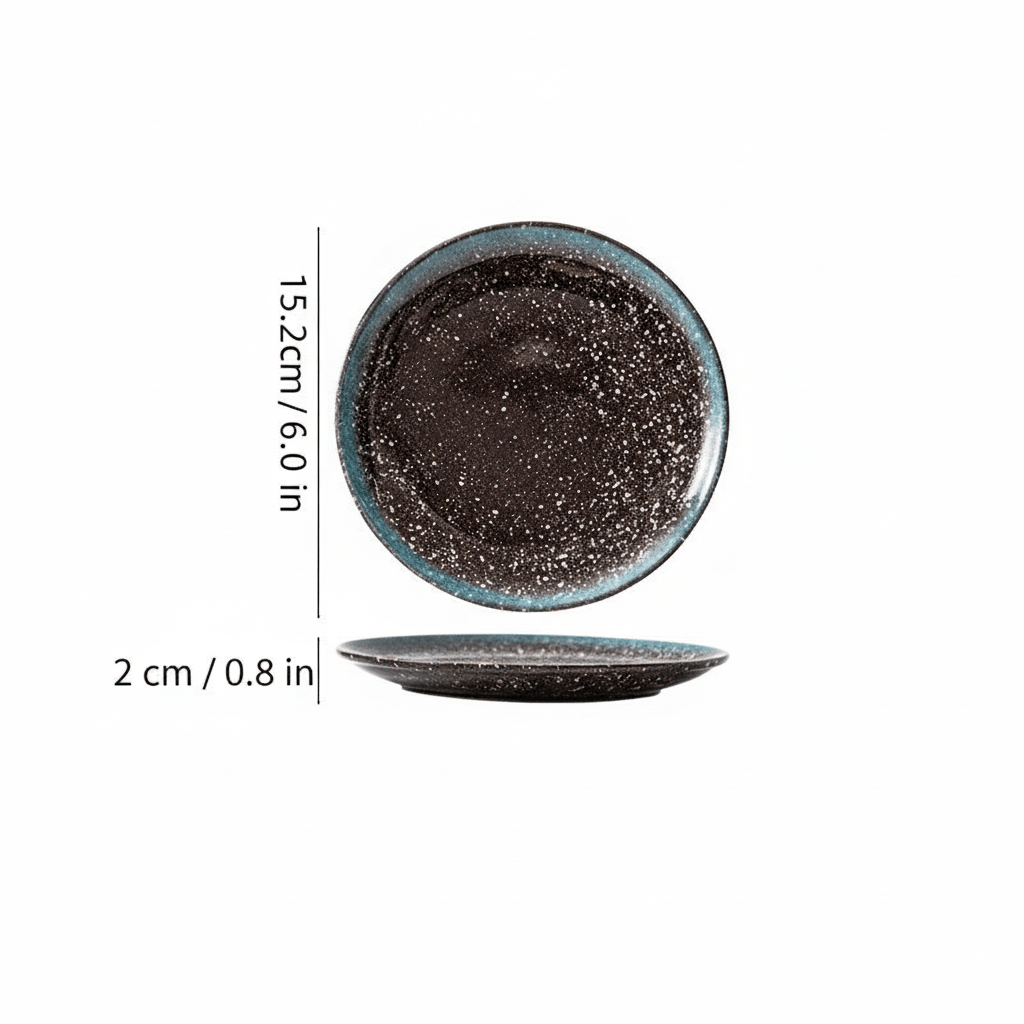 Novita Casa - Handmade Rustic Ceramic Plate - Novita Casa