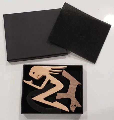 Novita Casa - Handmade Wooden Dog Sculpture - Novita Casa