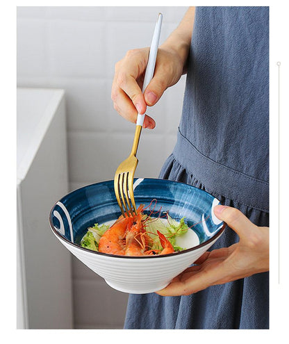 Novita Casa - Japanese Navy Ceramic Bowl Set - Novita Casa