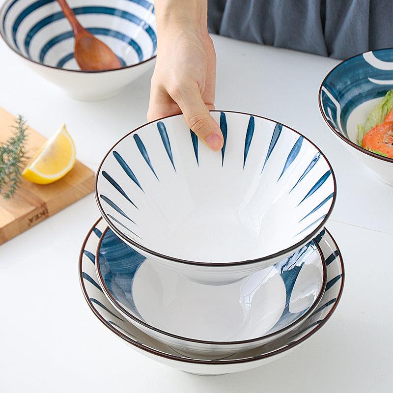 Novita Casa - Japanese Navy Ceramic Bowl Set - Novita Casa