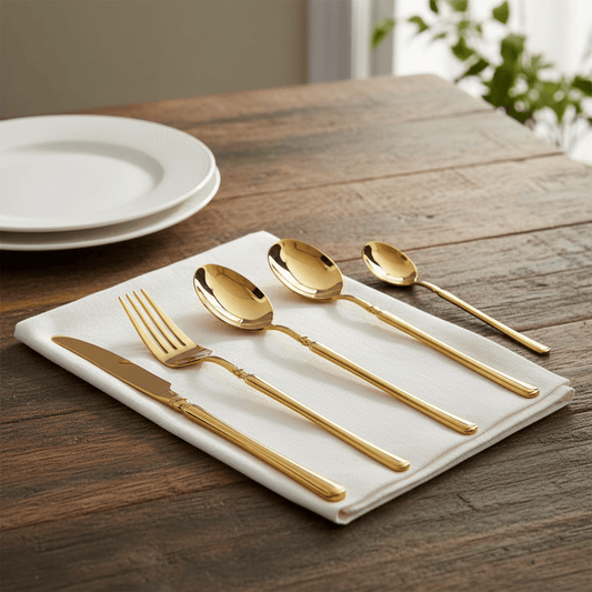 Novita Casa – Luxury Gold - Plated Cutlery Set - Novita Casa