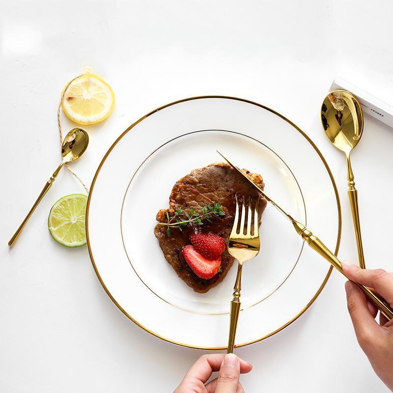 Novita Casa – Luxury Gold - Plated Cutlery Set - Novita Casa