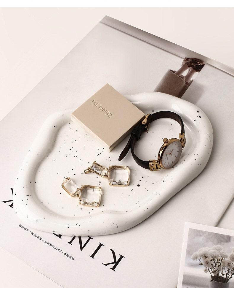 Novita Casa - Minimalist Chrome Trinket Dish - Novita Casa