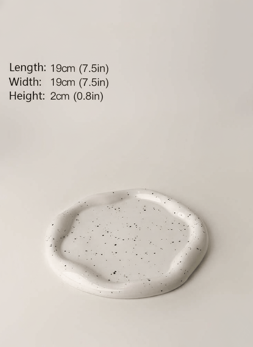 Novita Casa - Minimalist Chrome Trinket Dish - Novita Casa