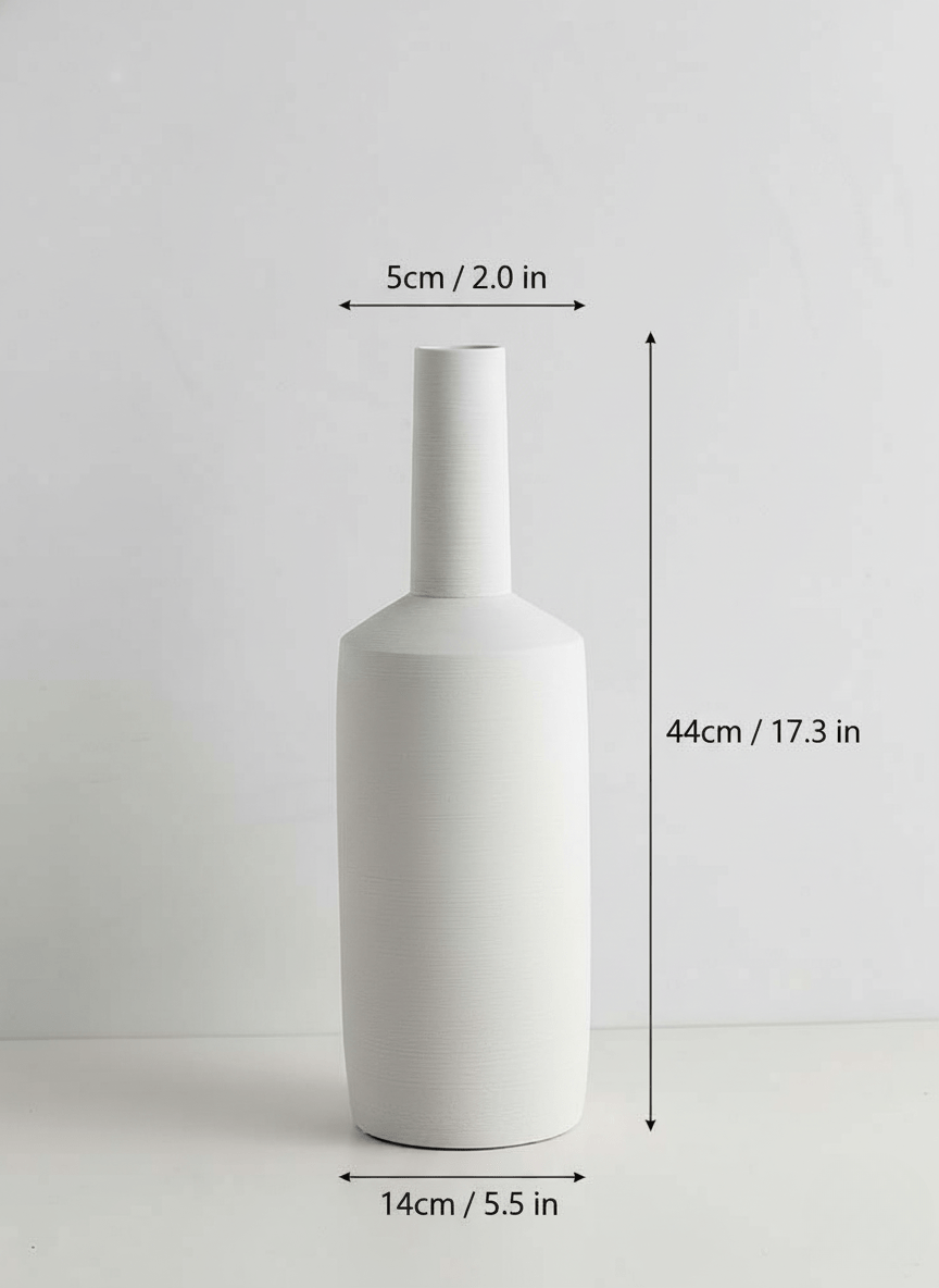 Novita Casa - Modern Art Deco Ceramic Vase - Novita Casa