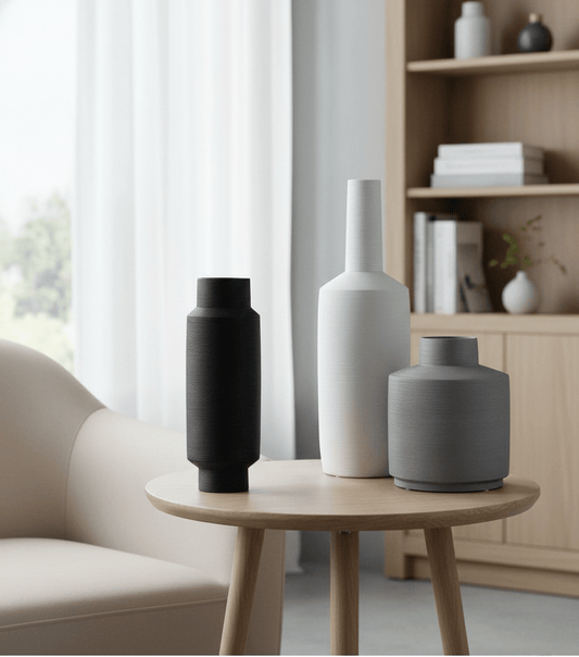 Novita Casa - Modern Art Deco Ceramic Vase - Novita Casa