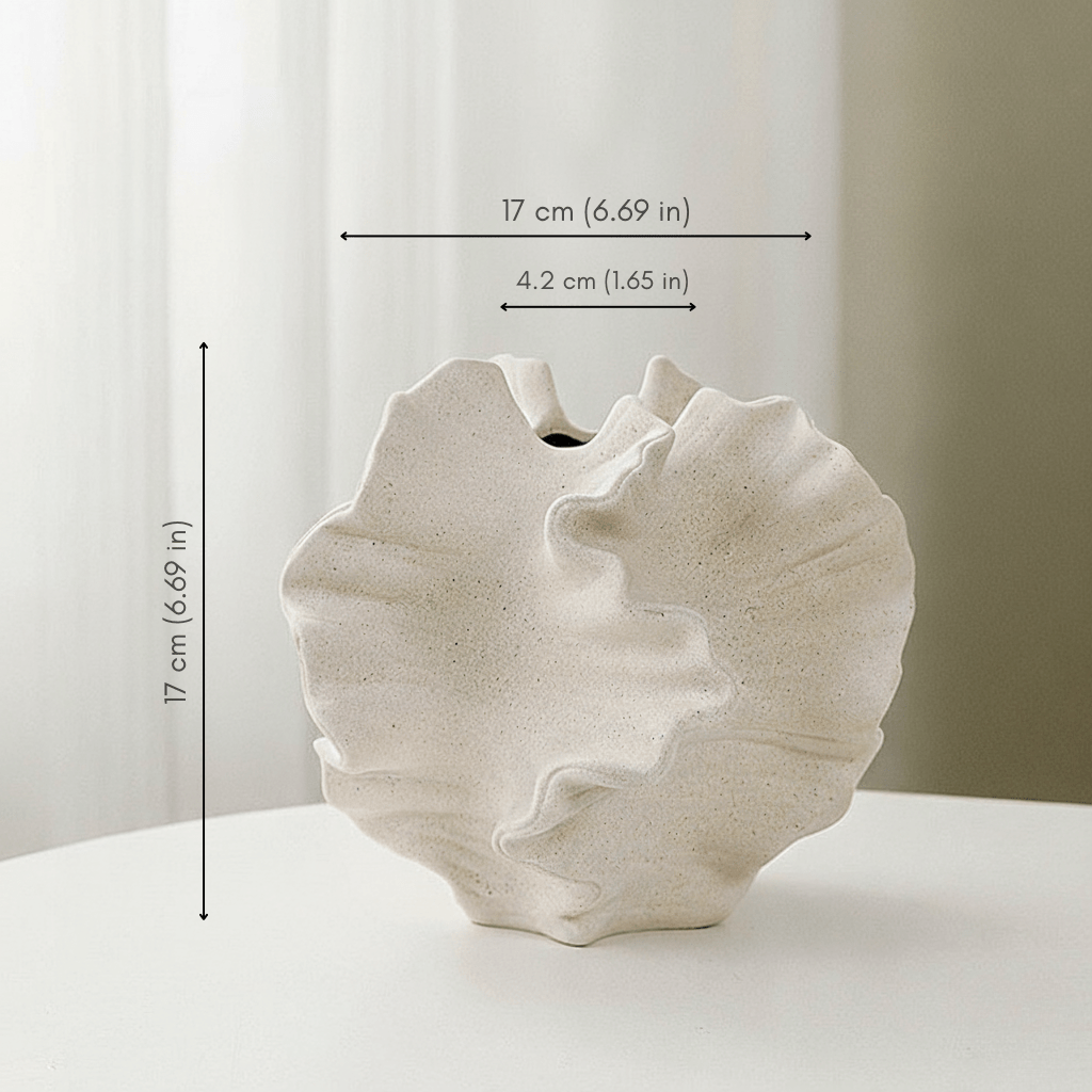 Novita Casa - Modern Frosted Ceramic Vase - Novita Casa
