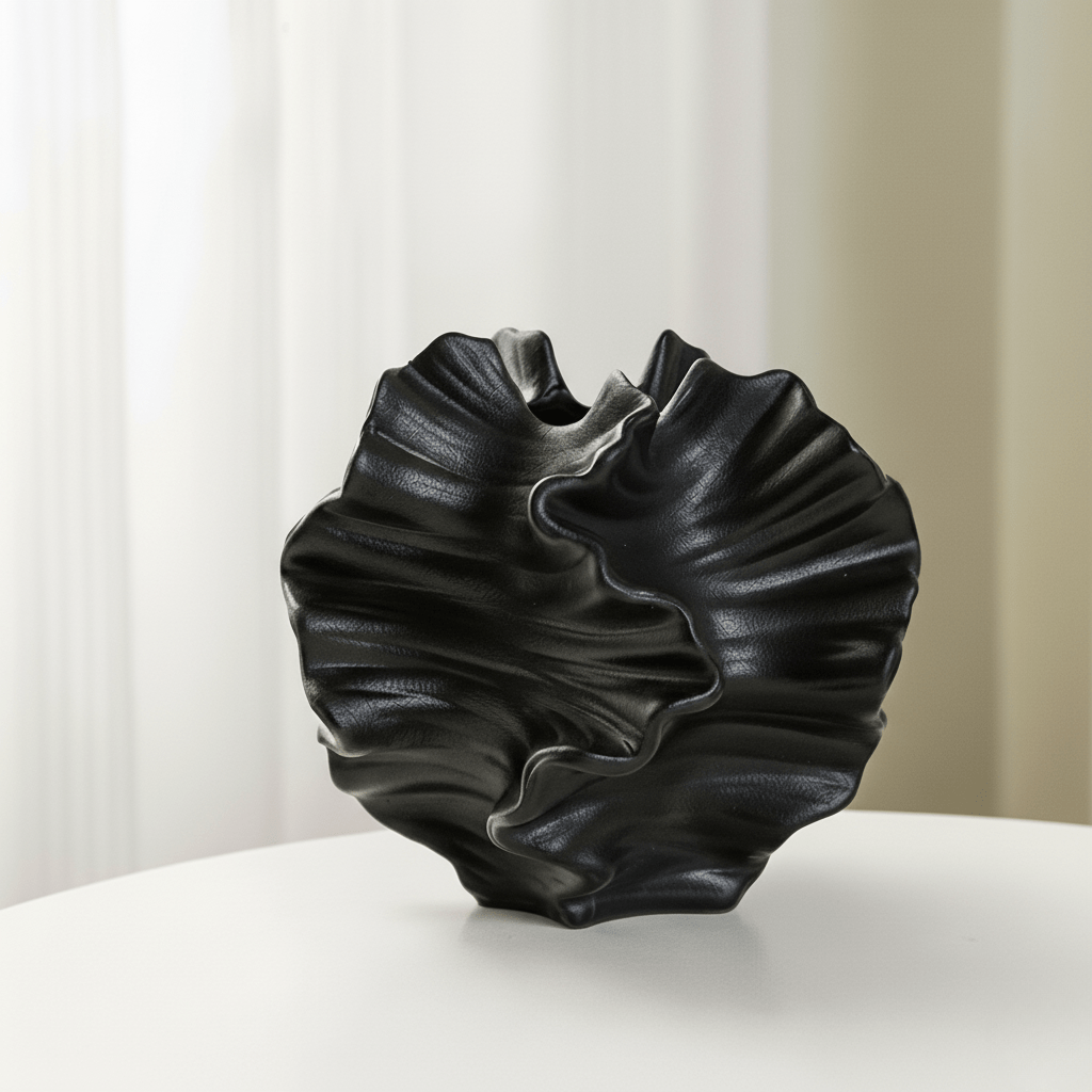 Novita Casa - Modern Frosted Ceramic Vase - Novita Casa