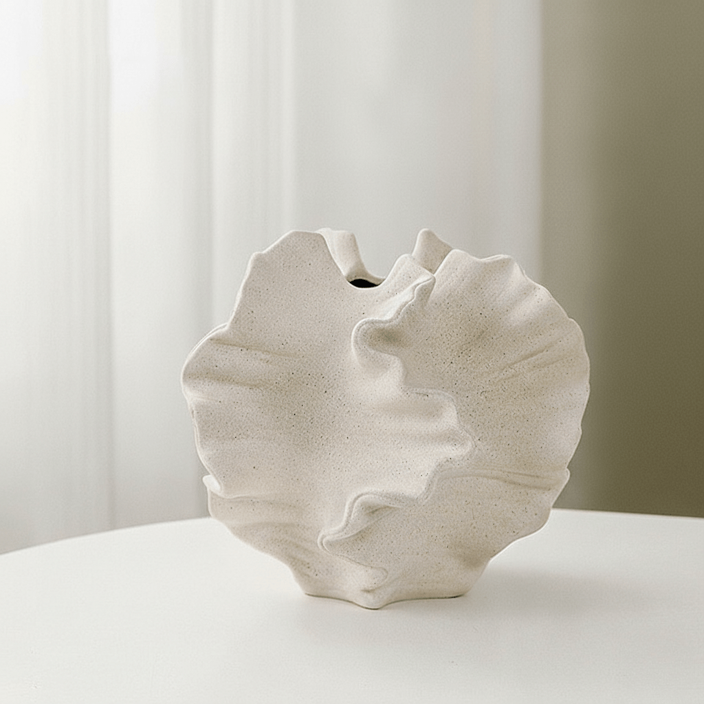 Novita Casa - Modern Frosted Ceramic Vase - Novita Casa