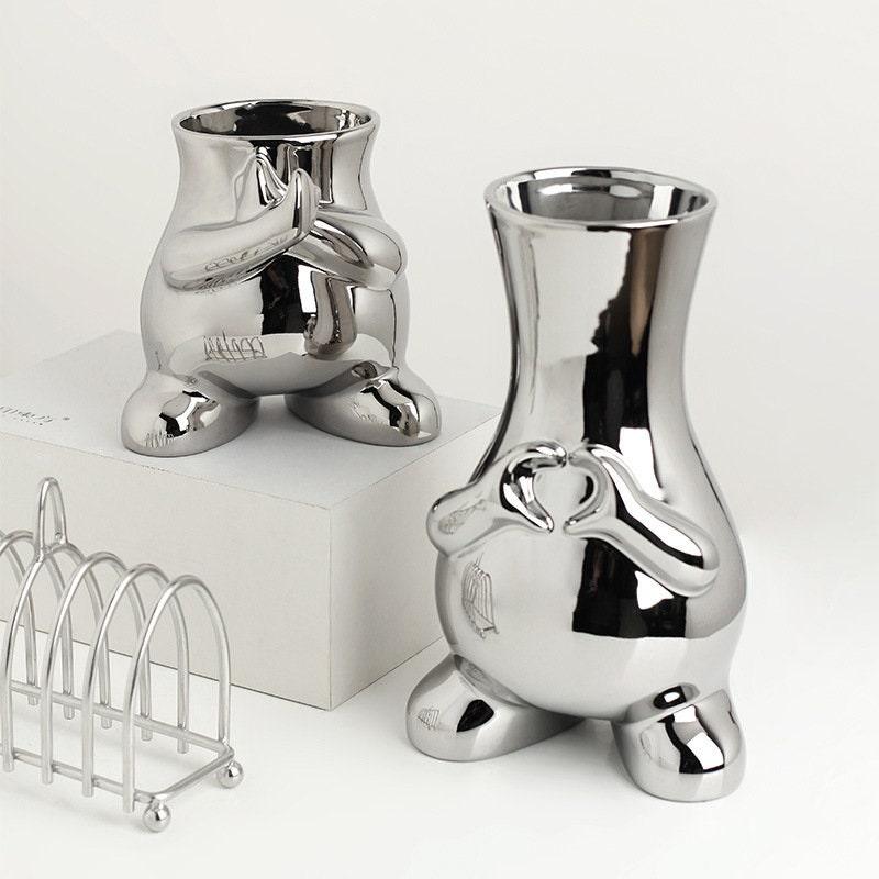 Novita Casa - Modern Monochrome Ceramic Vase - Novita Casa