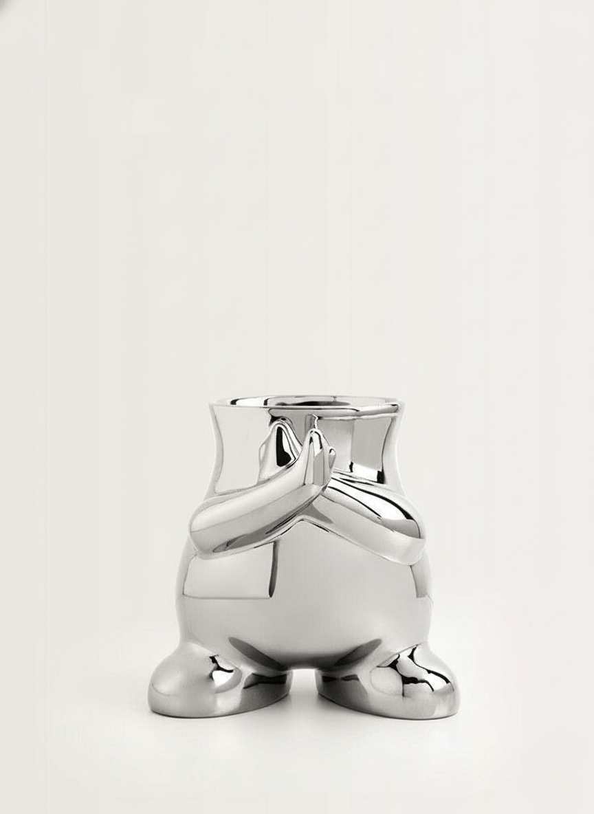 Novita Casa - Modern Monochrome Ceramic Vase - Novita Casa