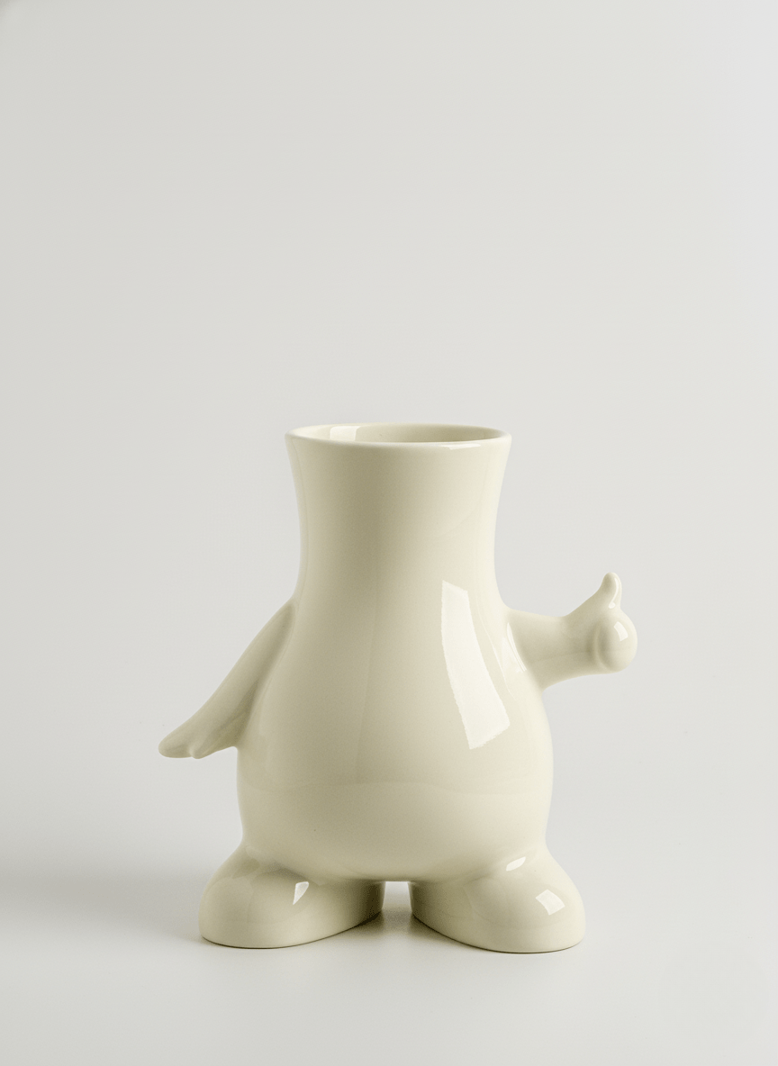 Novita Casa - Modern Monochrome Ceramic Vase - Novita Casa