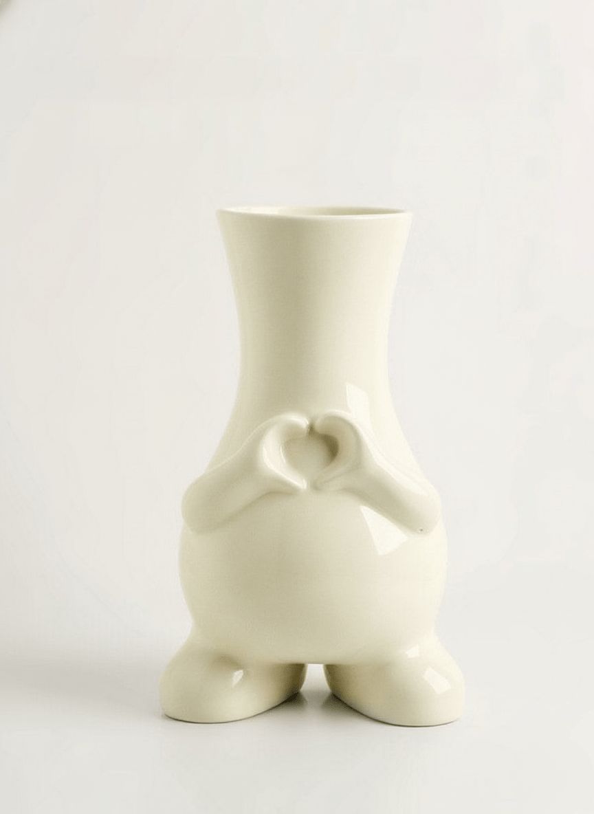 Novita Casa - Modern Monochrome Ceramic Vase - Novita Casa