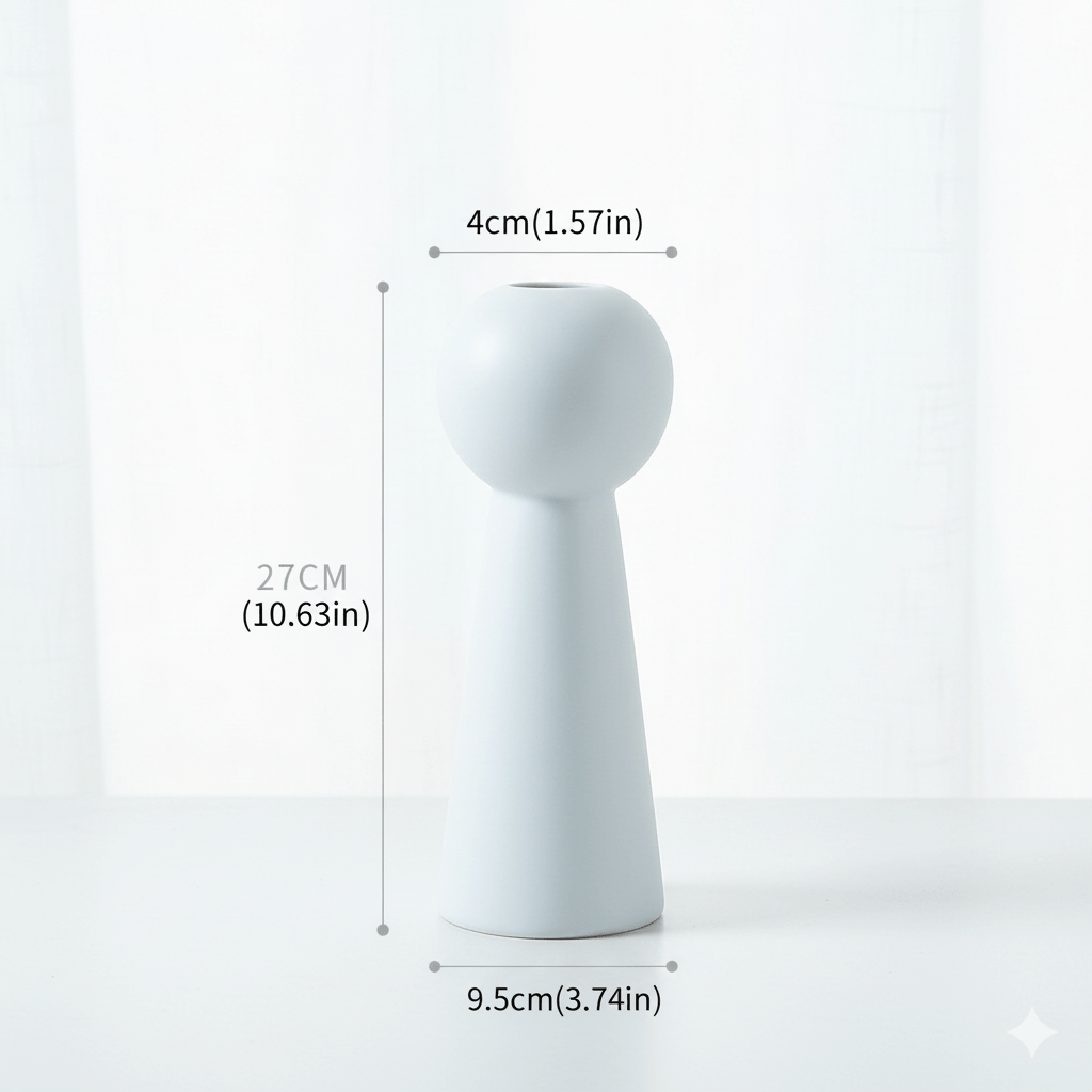 Novita Casa - Modern Pastel Ceramic Vase Set - Novita Casa