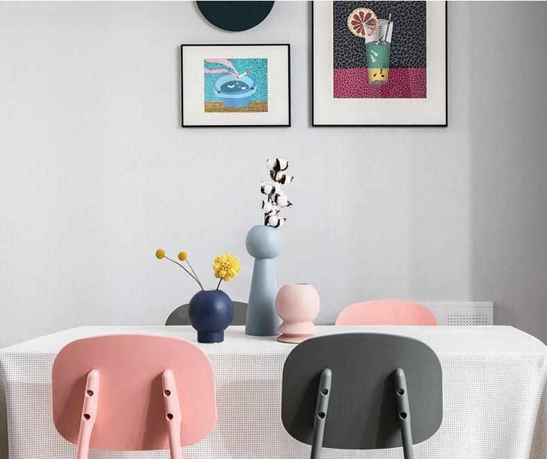 Novita Casa - Modern Pastel Ceramic Vase Set - Novita Casa