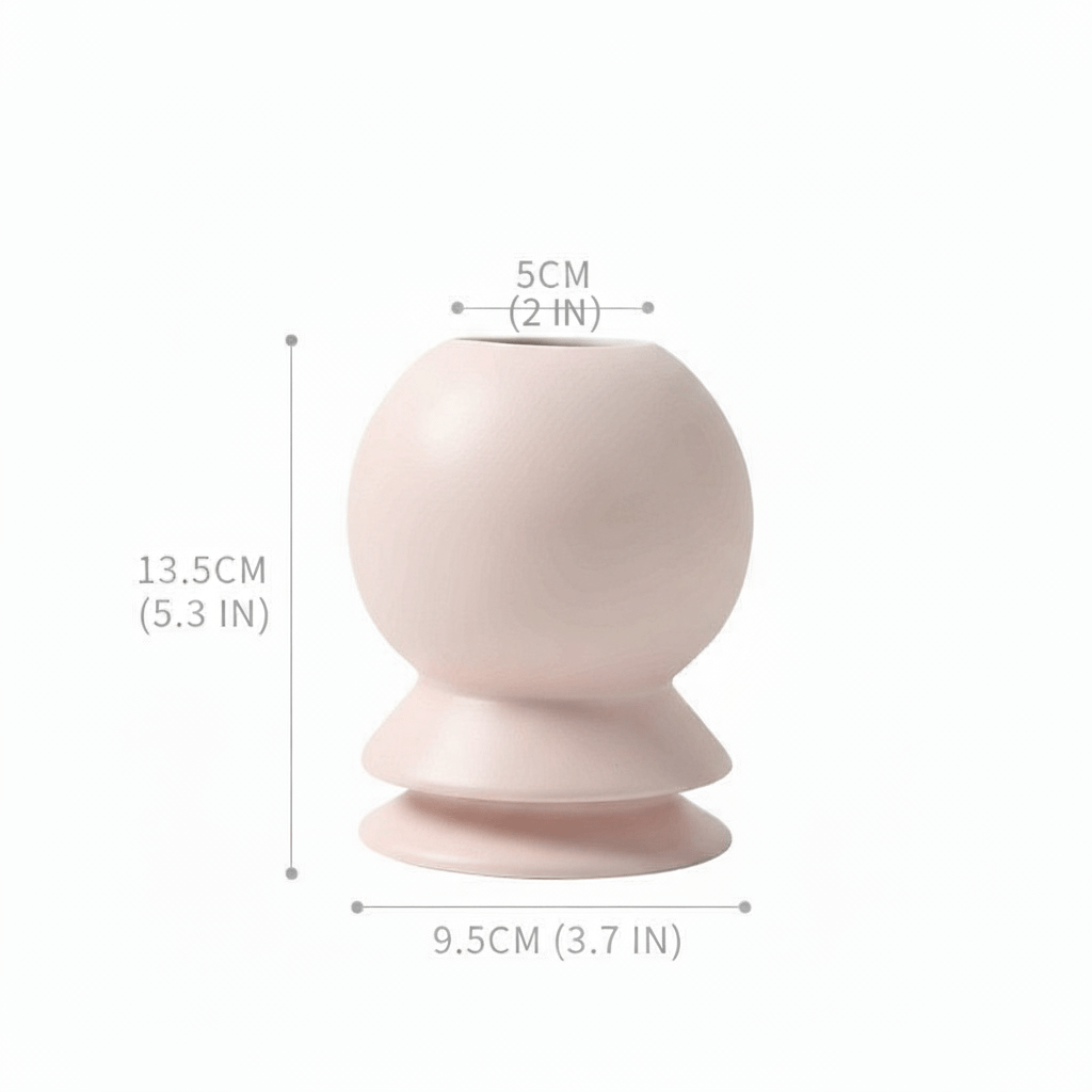 Novita Casa - Modern Pastel Ceramic Vase Set - Novita Casa