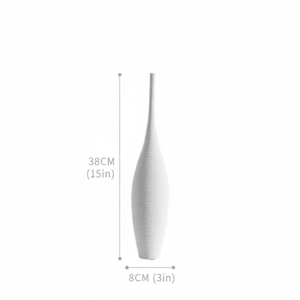 Novita Casa - Modern Tall Ceramic Vase Decor - Novita Casa
