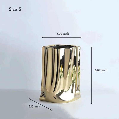 Novita Casa – Modern Wavy Vase - Novita Casa