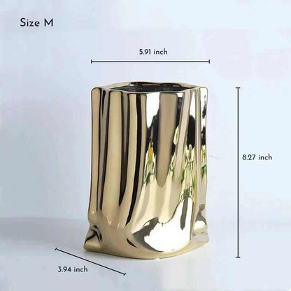 Novita Casa – Modern Wavy Vase - Novita Casa